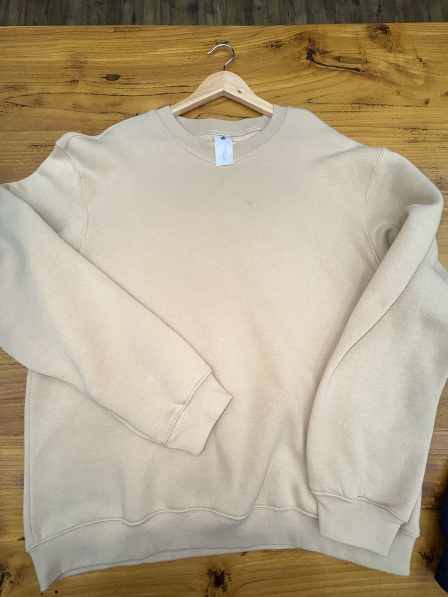 Maglioni & Felpe: Gemütlicher B&C Collection Pullover, Grösse XL, Beige – Nuovo e nell'imballaggio originale da Altdorf UR venduto da Lilelo82