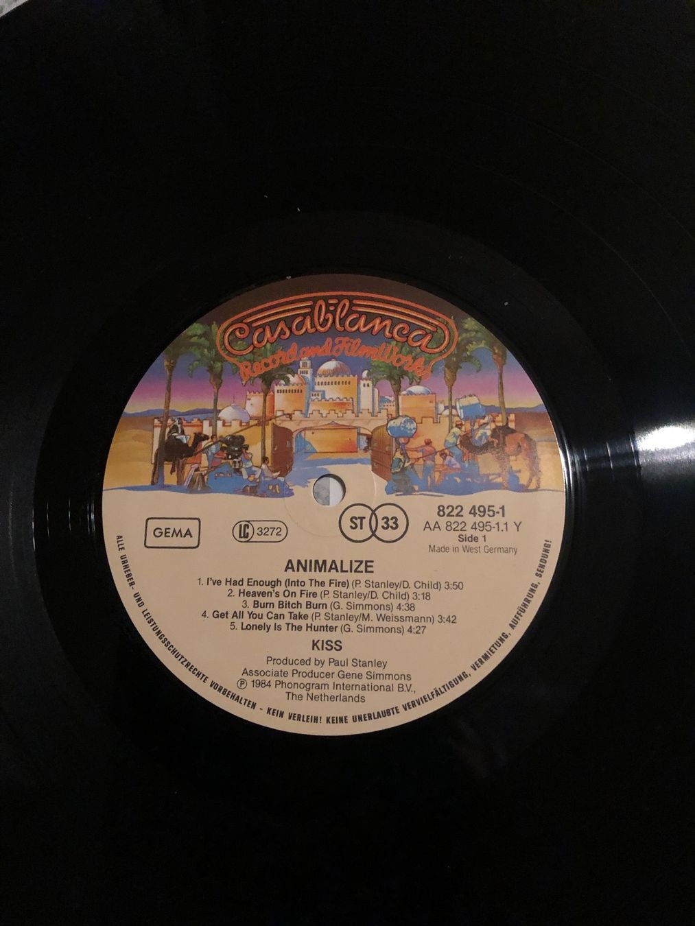 Schallplatten: KISS. 1984. Animalize. – Gebraucht aus Faulensee von Mizuno06 2