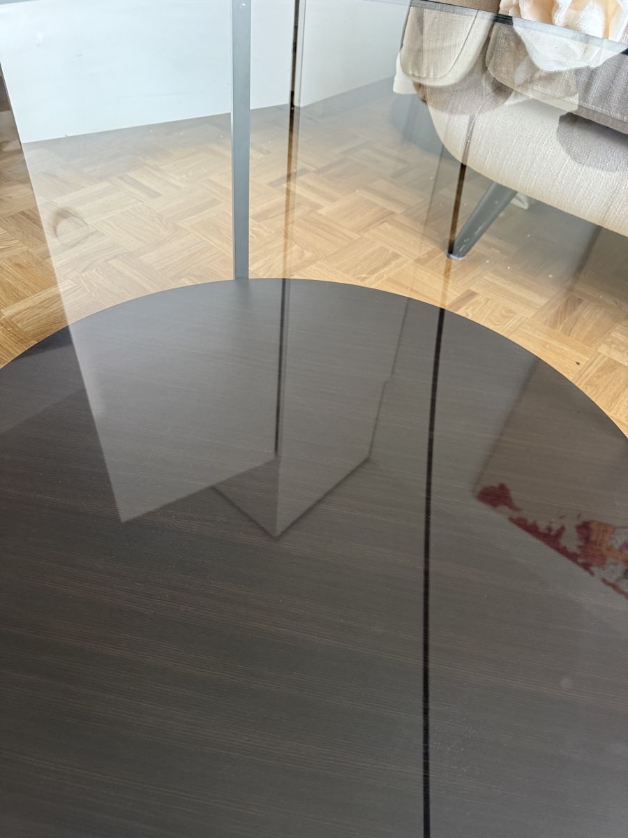 Tables: Glastisch rund  – D'occasion à Bern par cel_tv2j