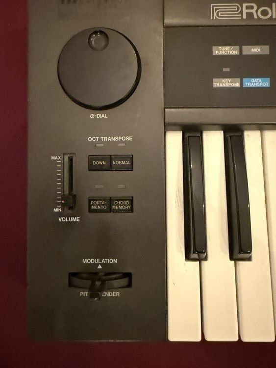 Roland Strumenti musicali: Legendärer Roland Alpha Juno 2 Synthesizer – Usato da Gossau venduto da K.A.S 1