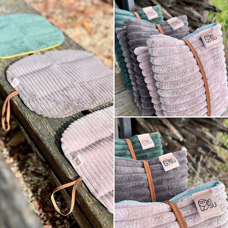 2x Thermo Outdoor-Sitzunterlage 35x40 cm Sitzkissen