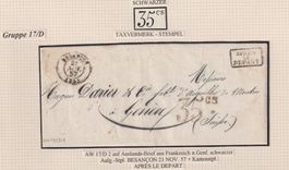 TAXVERMERK - STEMPEL vom Ausland !!