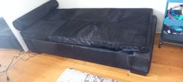 Tagesbett/ chaise lounge aus Kuhfell