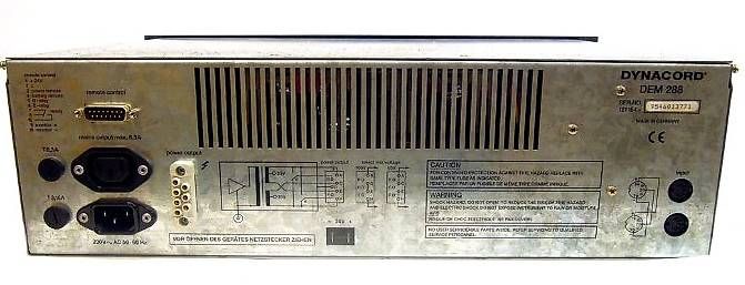 Amplificatori: DYNACORD DEM288 [ID 1010] – Usato da St. Gallen venduto da RR_SonicDesign 1
