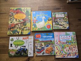 Kinderbuch set Konvolut Bauernhof Fahrzeuge guter Zustand