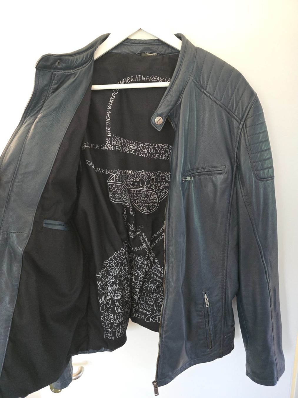Jacken: Lederjacke dunkelblau – Gebraucht aus Altbüron von Marty235 4