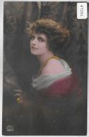 Junge Frau - Femme - coloriert