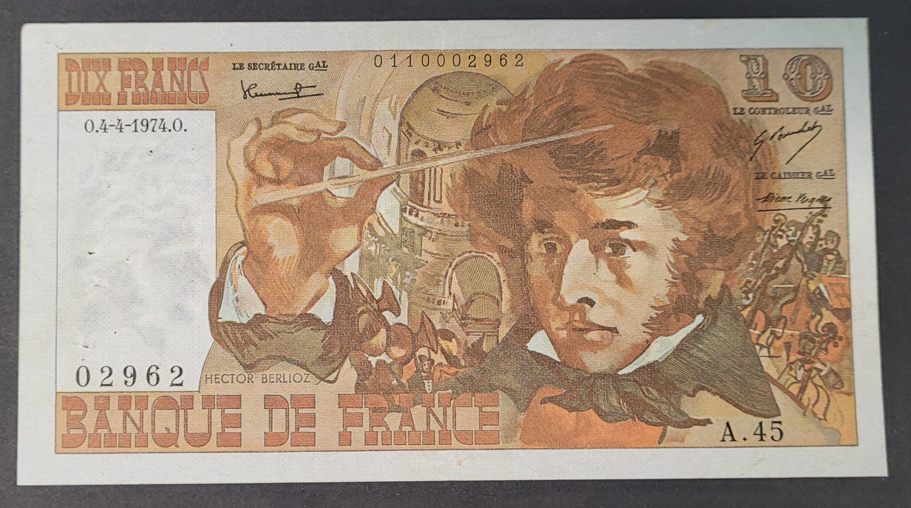 Banconote: 10 FRANCS / FRANKREICH 1974 – Usato da Mumpf venduto da antonio_schweiz_961