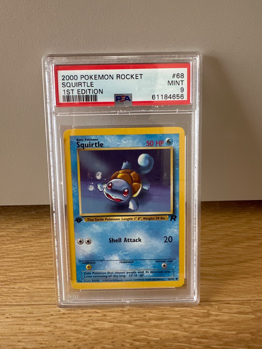 Pokémon Sammelbilder & Trading cards: Pokemon Card: Squirtle - Team Rocket 1st Edition - PSA 9 – Gebraucht aus Giubiasco von rude01