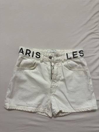 Les Coyotes de Paris White Denim Shorts, Size 14, Summer!
