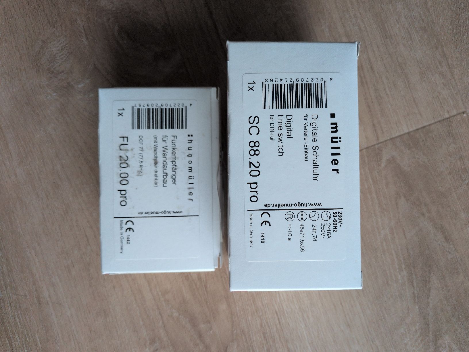 Steuerung: Müller FU 20.00 pro Funkempfänger + SC 88.20 pro Schaltercom – Neu und originalverpackt aus Worblaufen von Ssjaeggi 2
