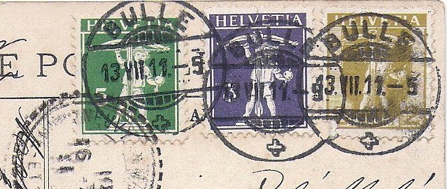 Cartoline postali: ALBEUVE, vue sur le village – Usato da Les Verrières venduto da Scampi0 1