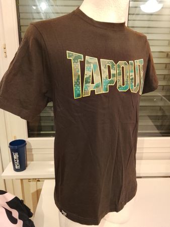 TAPOUT Herren T-Shirt MMA UFC KAMPFSPORT GYM Schwarz M NEU