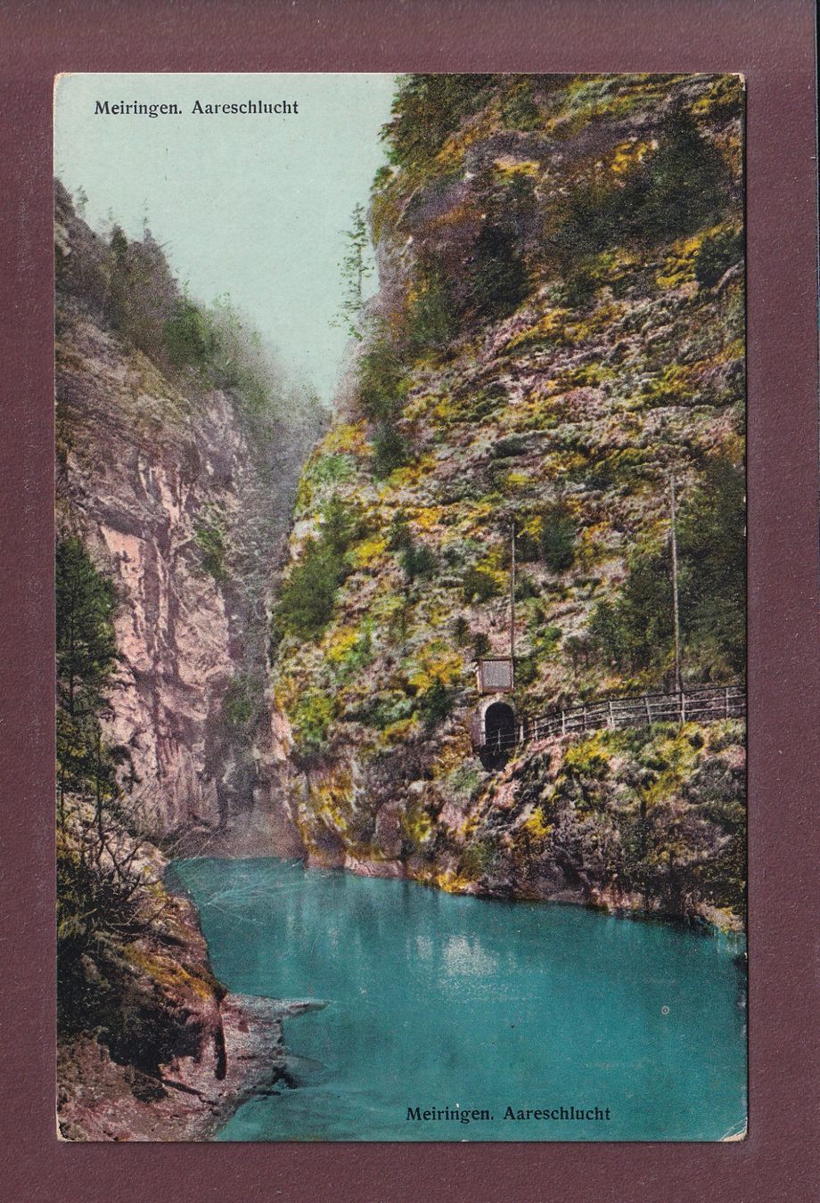 Cartes postales: MEIRINGEN - Aareschlucht – D'occasion à Pully par nicecards