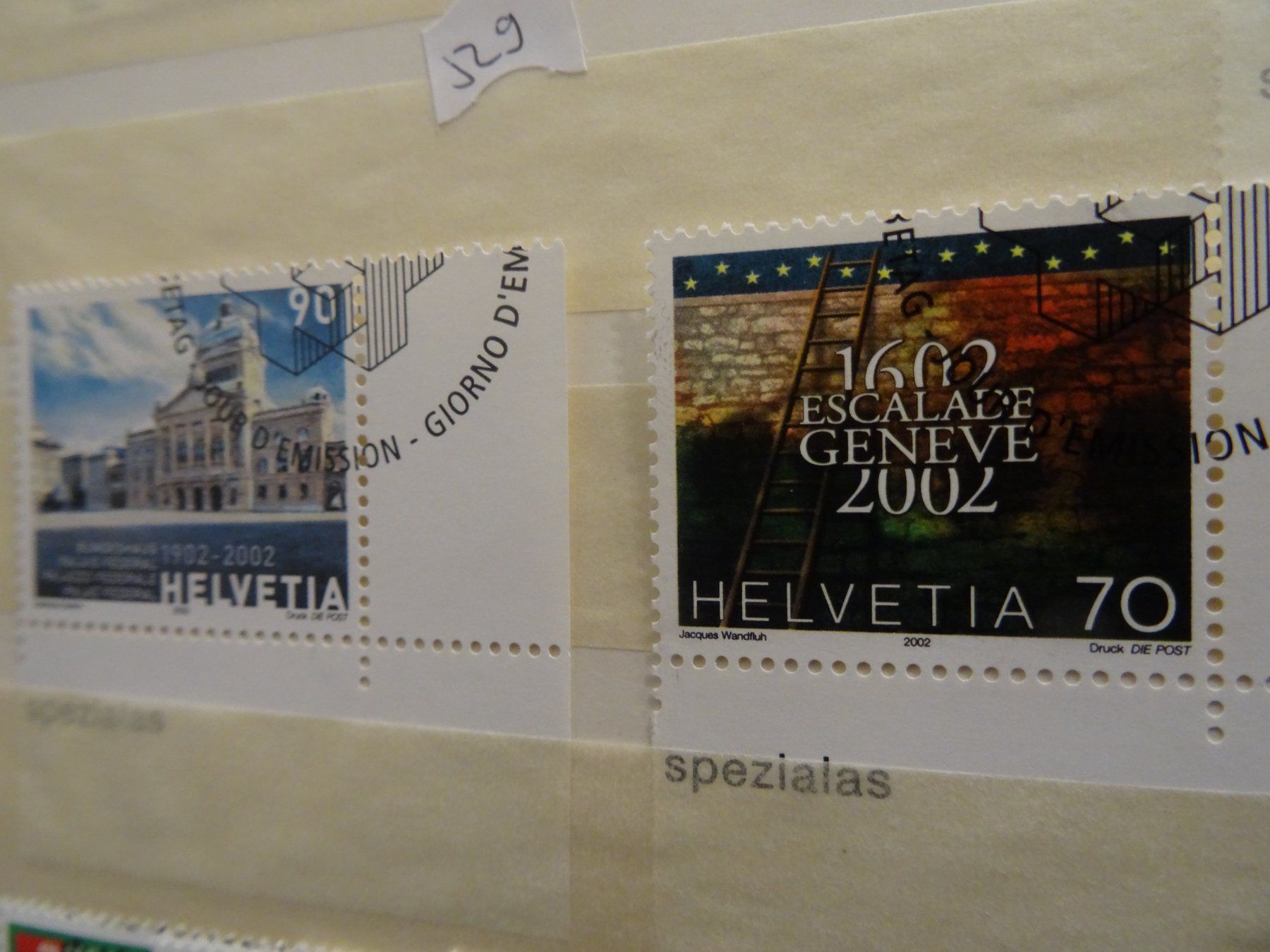 Tous les timbres: 2002 Sondermarken ET-ECK – D'occasion à Olten par pechsisa1