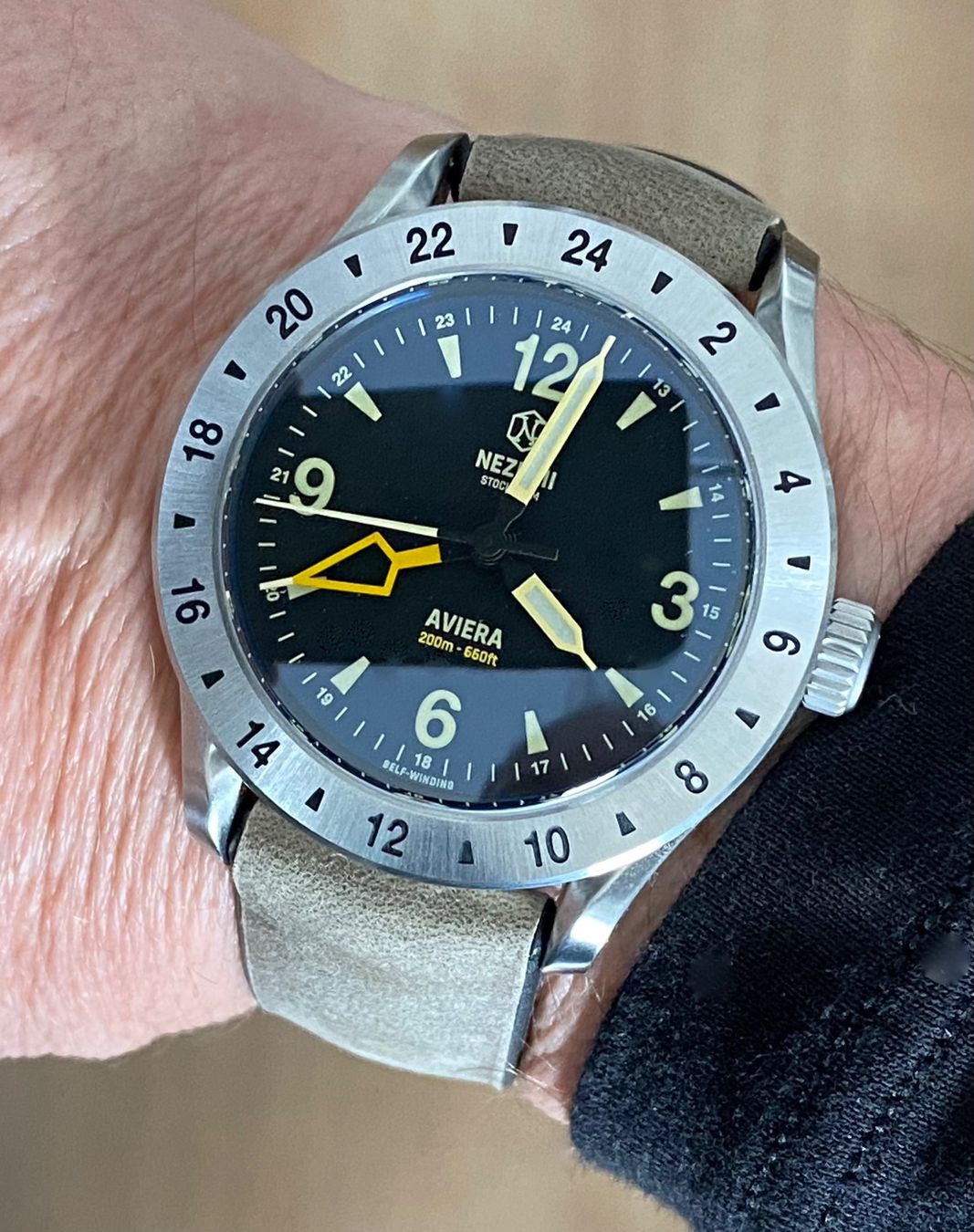 Orologi: NEU! Aviera Automatic GMT by Nezumi Stockholm – Nuovo e nell'imballaggio originale da Bern venduto da RealYoda 4