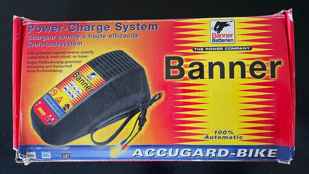 Batterieladegerät BANNER ACCUGard Bike Motorrad Ladegerät Kaufen auf
