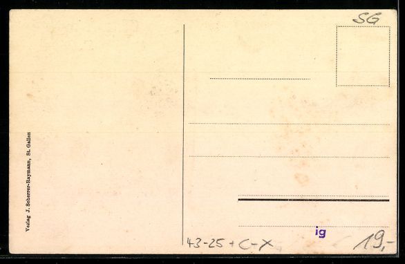 Cartoline postali: St. Gallen, Fahnenweihe vom Männerchor  – Usato da Berlin venduto da bartko-reher 1