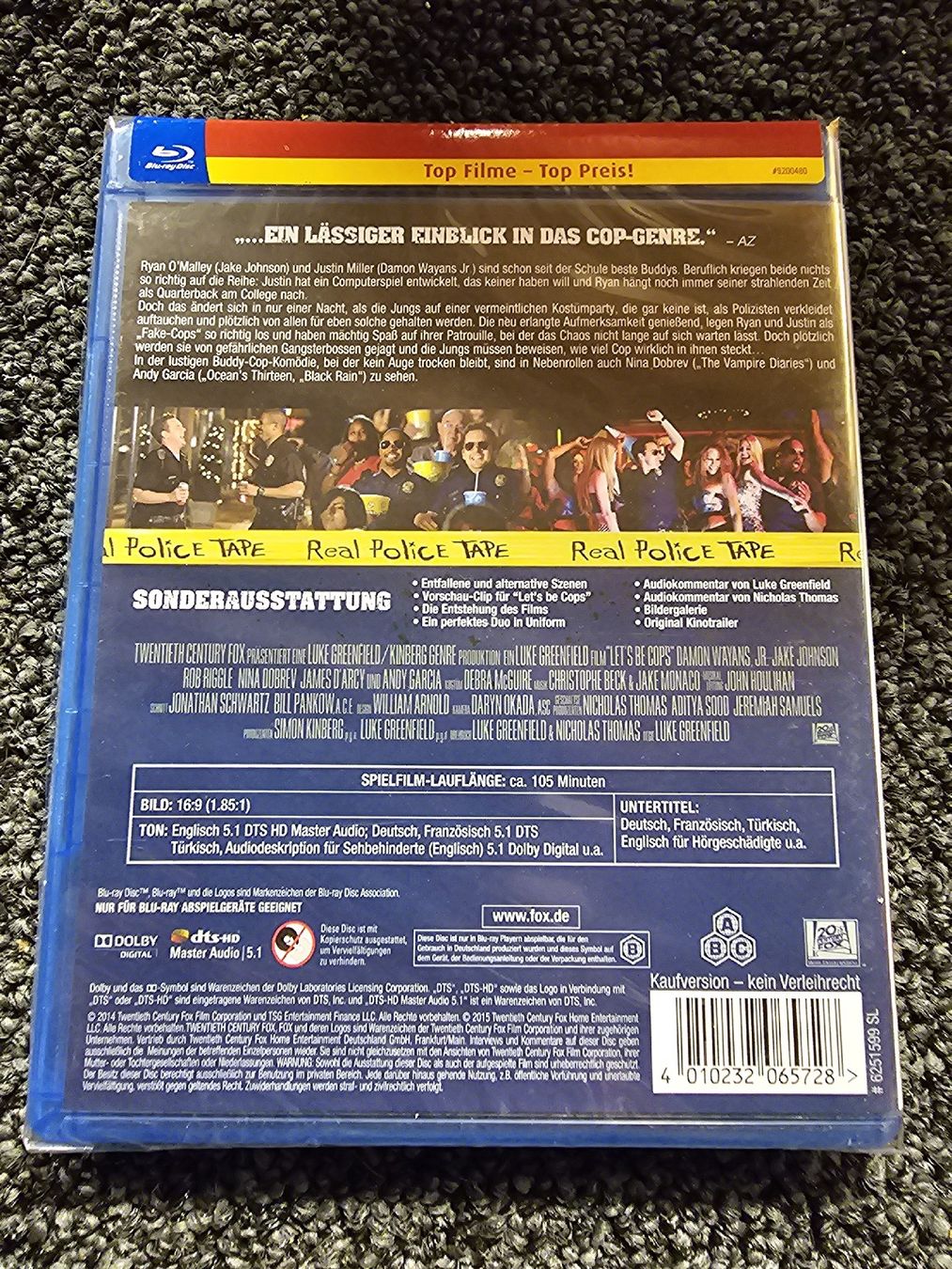 Tutti i DVDs: Let's Be Cops Blu-ray - Die Party Bullen – Nuovo e nell'imballaggio originale da Ruswil venduto da jan_bxl5 1