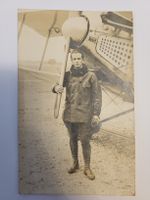 Ansichtskarte Pilot Flugzeug Dübendorf 1921 gelaufen R5F