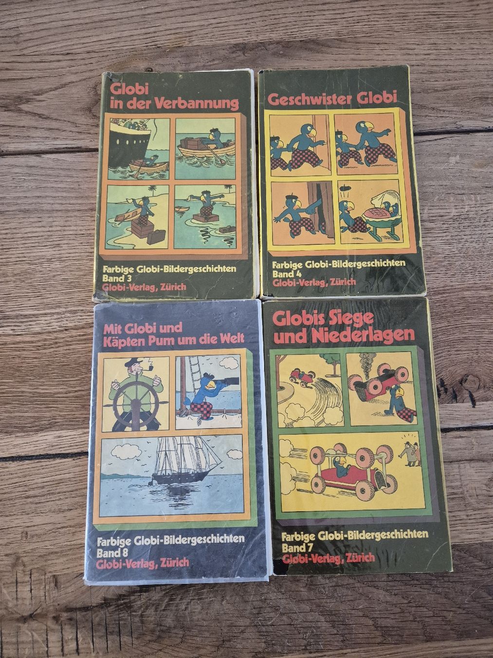 Comics: Globi Taschenbücher 1973 und 1974 – Gebraucht aus Oberdiessbach von Finland1977