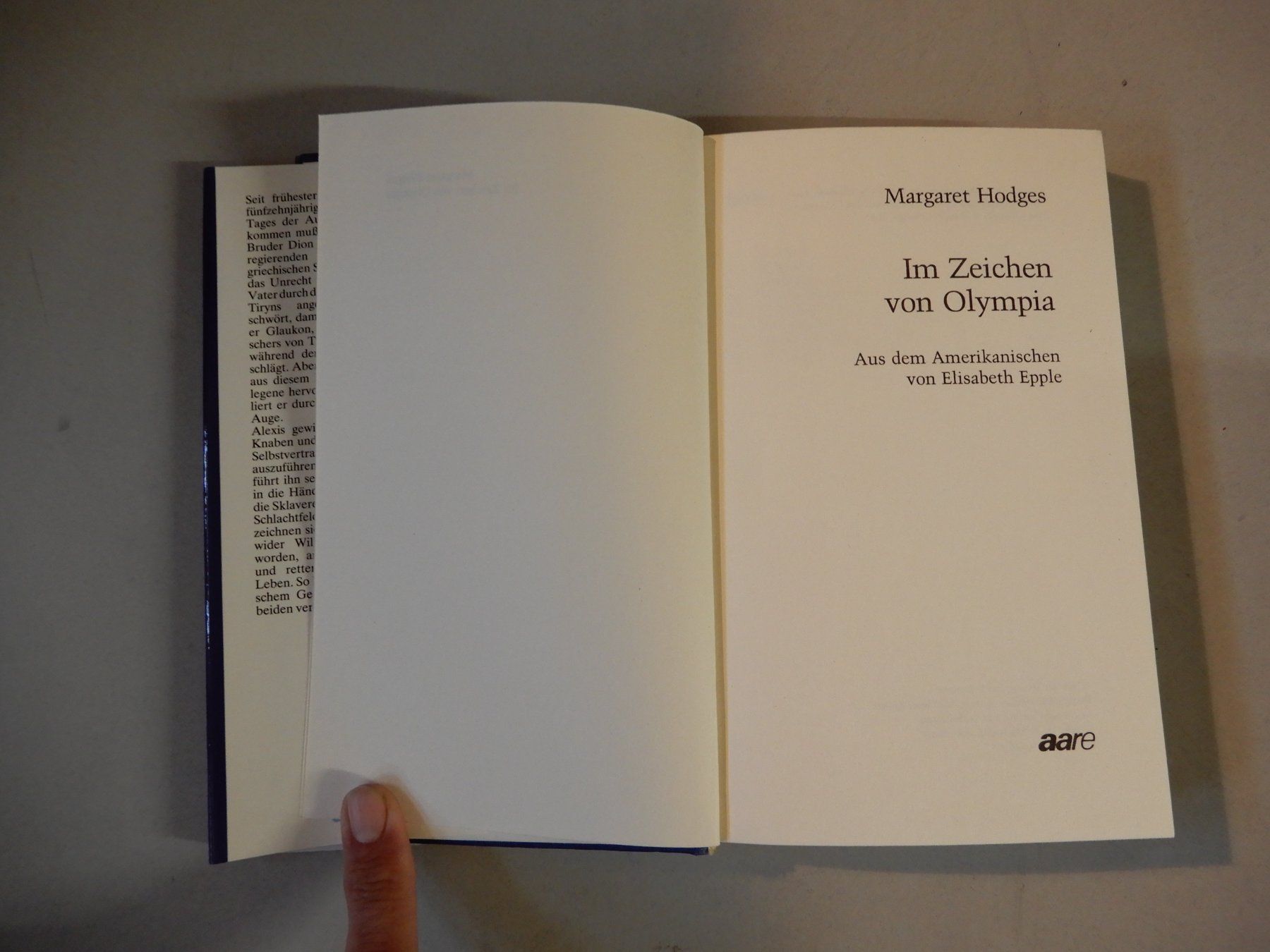 Bücher: Jugendroman: Im Zeichen von Olympia – Gebraucht aus Erstfeld von Mario_boe0 1