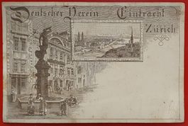 Deutschen Arbeitervereins Eintracht in Zürich
