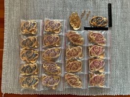 38 Gürtelschnallen / Restposten
