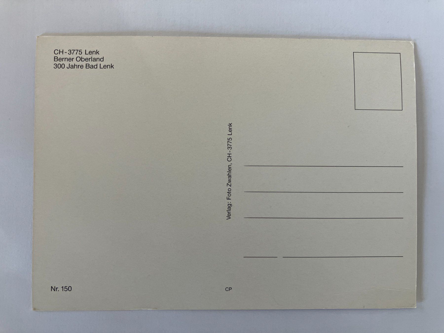 Cartoline postali: Postkarte von Lenk, Bad Lenk – Nuovo (secondo la descrizione) da Lenk im Simmental venduto da Jrg7410 1