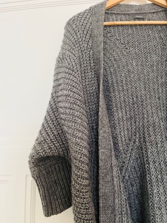 Strickjacken Dicker Strick Cardigan REITMAYER Jacquard-Strickjacke