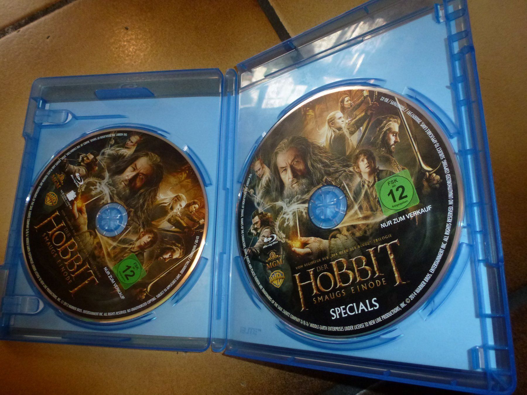 Tutti i DVDs: Der Hobbit - Smaugs Einöde BLU-RAY – Usato da Olten venduto da Disc-Verkauf 1