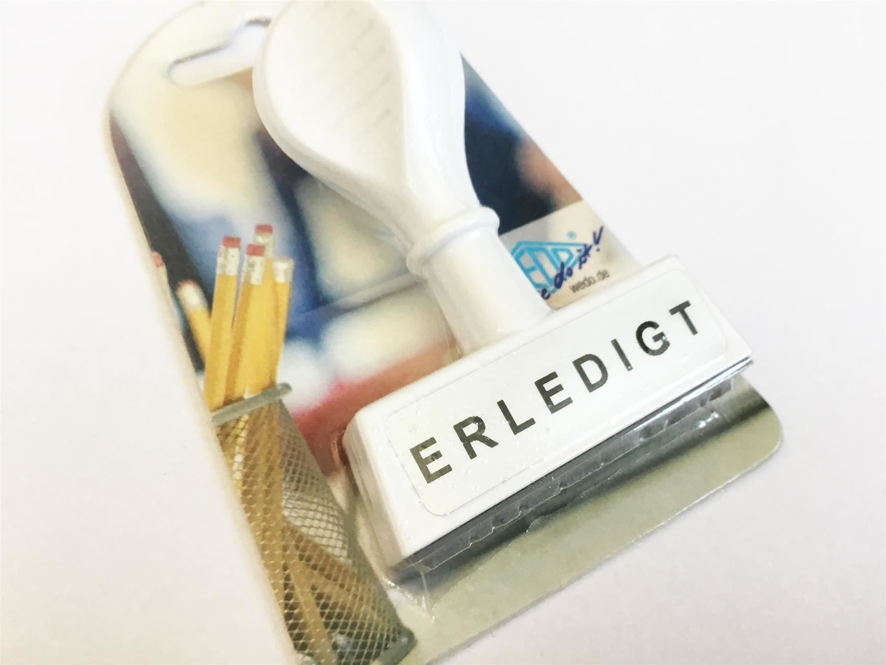Timbri: Stempel ERLEDIGT, Abdruckbreite 45 mm – Nuovo e nell'imballaggio originale da St. Gallen venduto da cointec 5