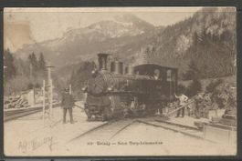 Carte P de 1907 ( Brünig / Neue Berg-Lokomotive )
