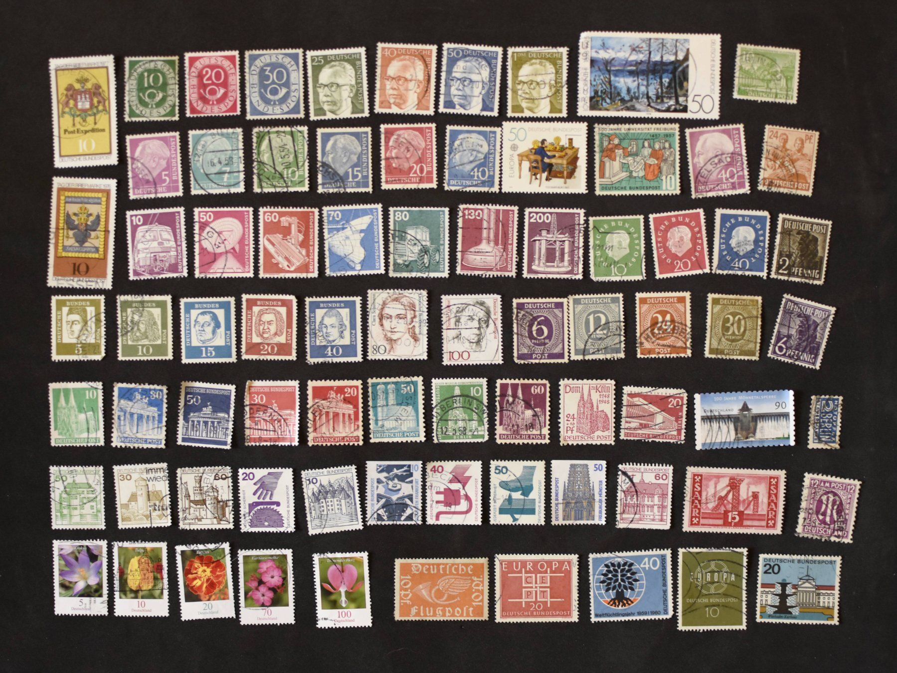 Alle Briefmarken: Lot timbres Allemagne RFA – Gebraucht aus Belmont-sur-Yverdon von bichet02