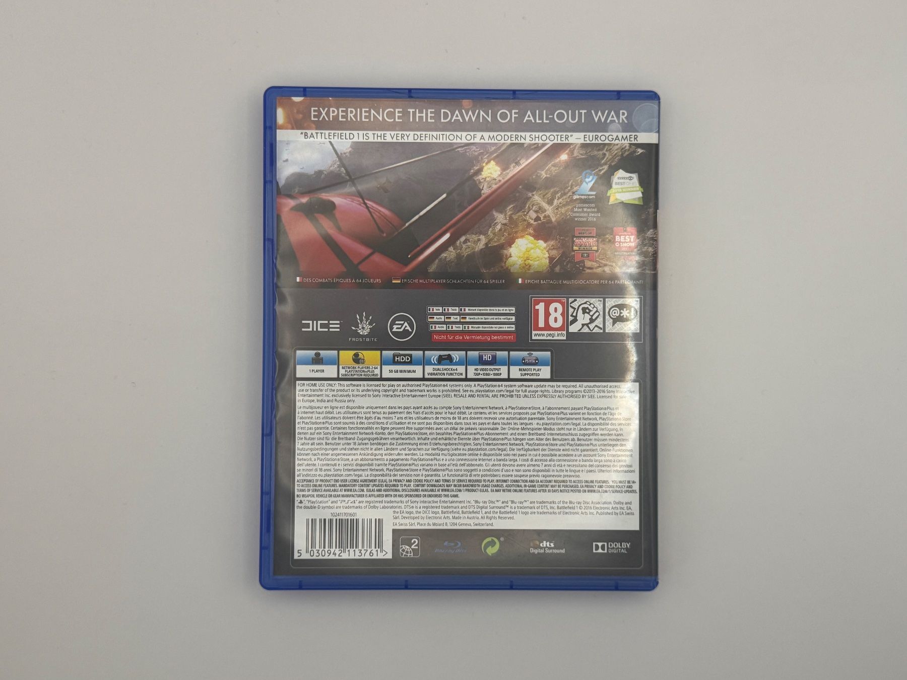 Sony Giochi: Playstation 4 - Battlefield 1 – Usato da Bettlach venduto da awi_7jcb 1