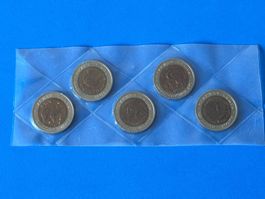 Russia - 50 Roubles (Red book series) 1993 - 5 coins