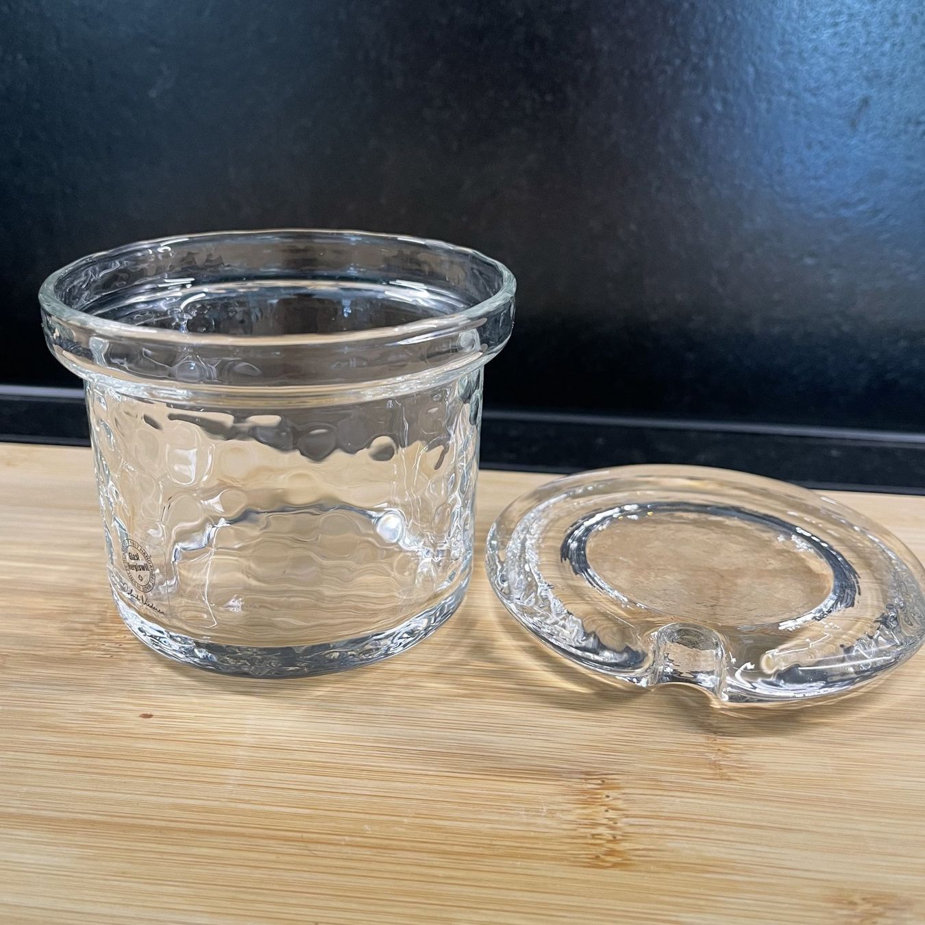 Glasi Hergiswil Gläser: Konfiglas mit Deckel, Glasi Hergiswil, NEU – Neu (gemäss Beschreibung) aus Chur von Zido