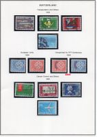 1959 1960 PAGINA D'ALBUM PROPAGANDA 4 SERIE COMPLETE Oblit.