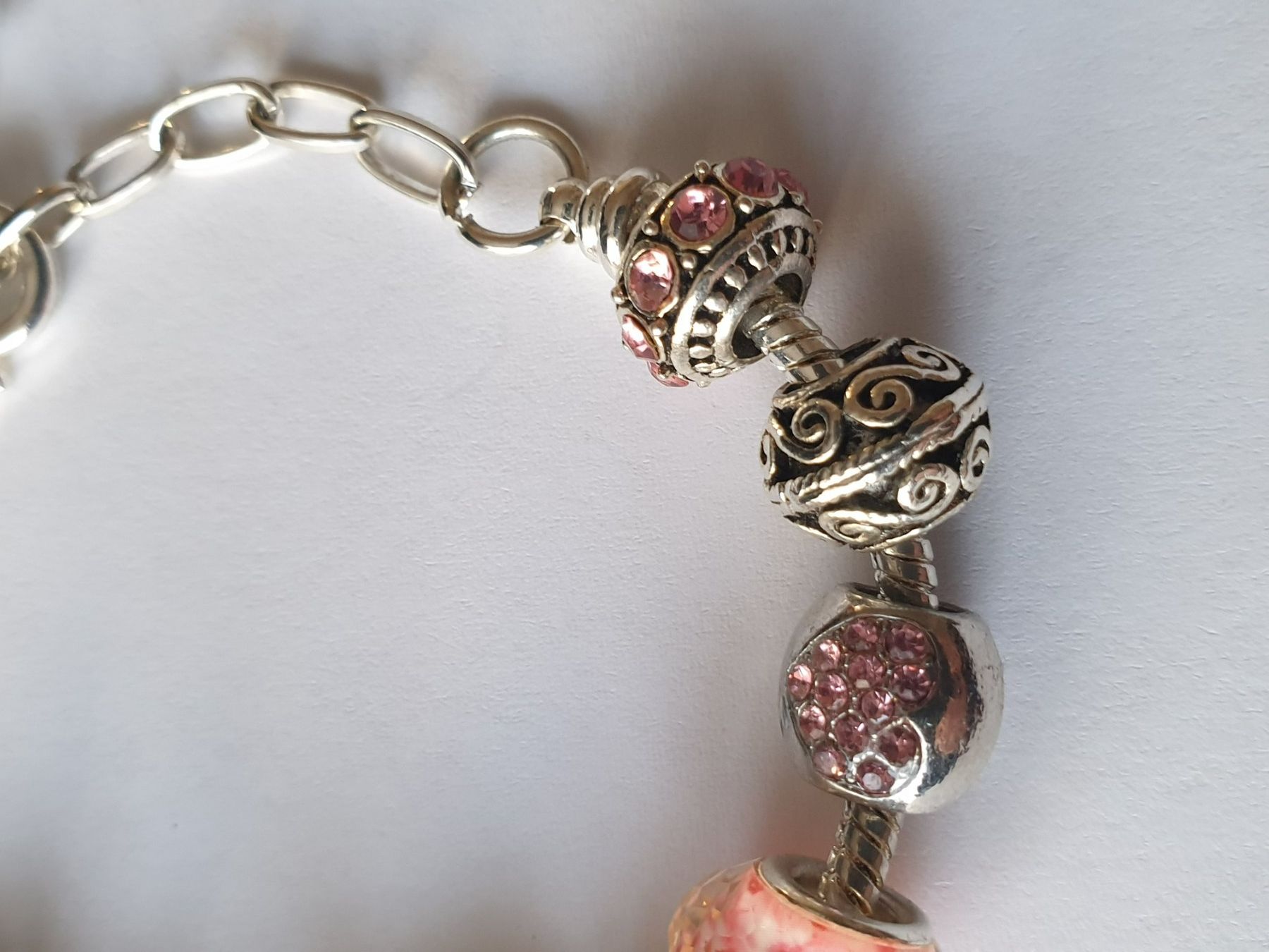Bracciali & Braccialetti: Armkette rosa Modeschmuck – Usato da Mörschwil venduto da spirspi 8