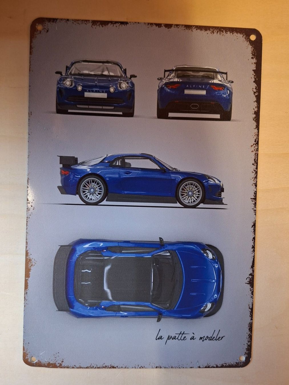 Alpine Ecriteaux: Alpine Blechschild – D'occasion à Alberswil par mech350