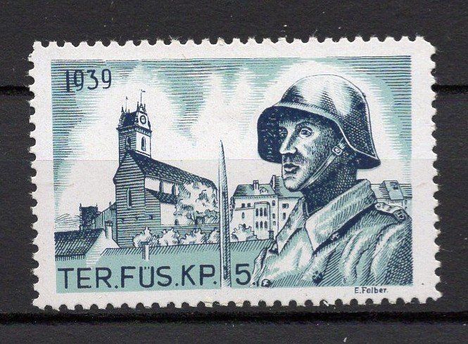 Vignette autostradali: M120  /  TER.FUS.KP 5  1939 – Usato da Ste-Croix venduto da MONT-TAGNAC