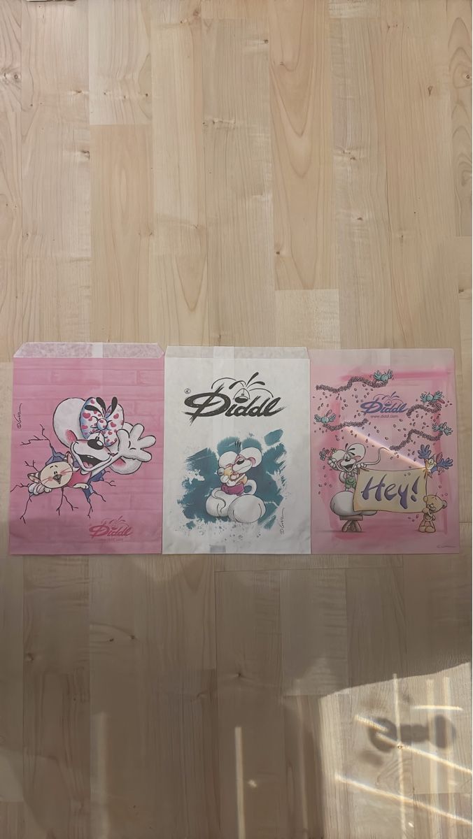 Carta: Diddl Papiertüten 3 Stk. – Nuovo (secondo la descrizione) da Ebikon venduto da cel_g9
