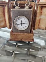 Art Deco Tisch Uhr Silber ca 1920