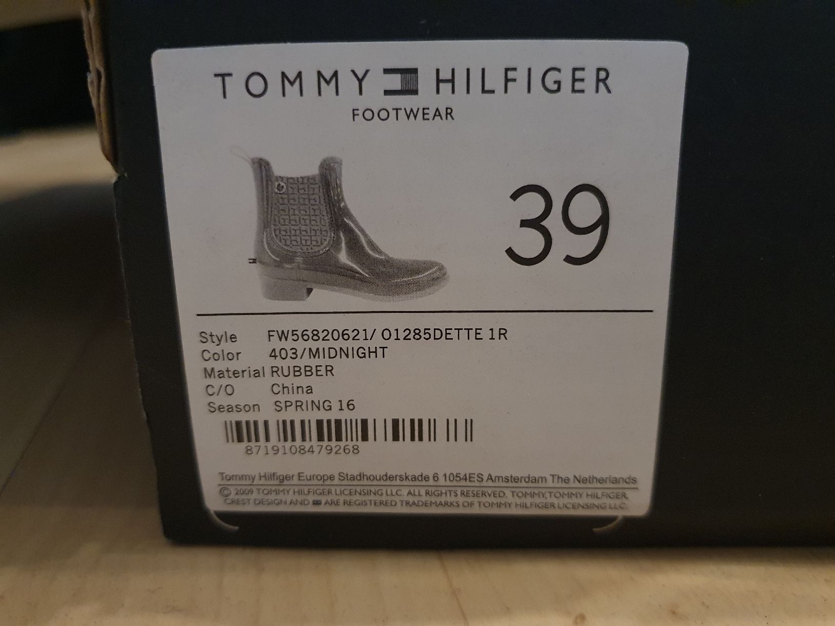 Tommy Hilfiger Damenschuhe: Tommy Hilfiger Gummistiefel Grösse 39 – Neu (gemäss Beschreibung) aus Wettingen von __Dom__ 6