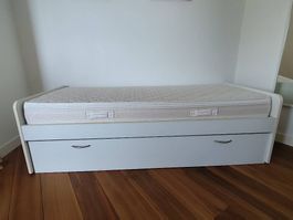 Letto singolo con estraibile completo 