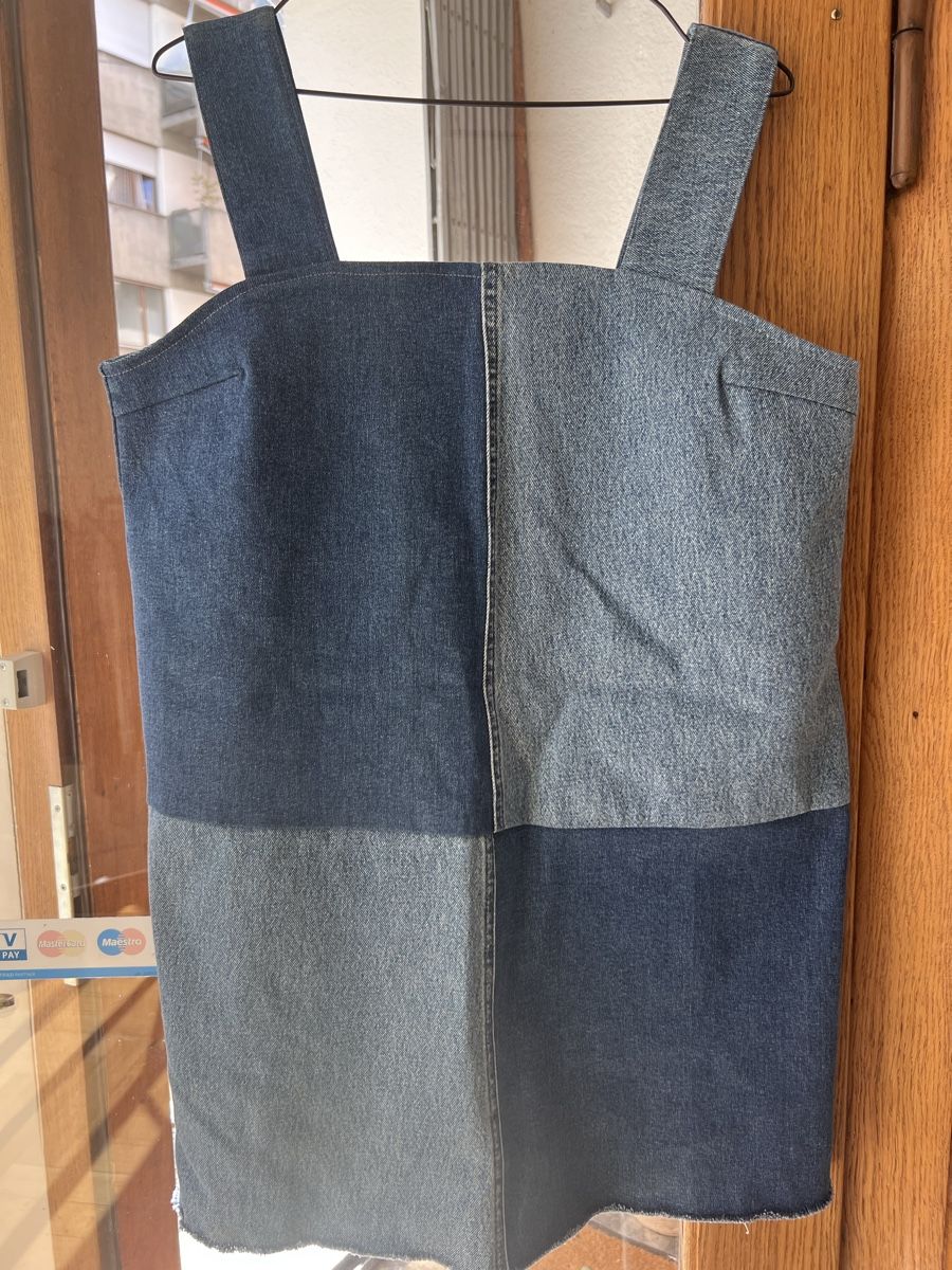 Vestiti: Denim Patchwork Mini Dress – Nuovo e nell'imballaggio originale da Goldau venduto da Kseniya123 1