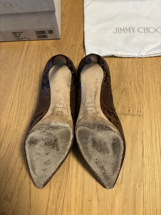 Jimmy Choo Scarpe da donna: Jimmy Choo Snake printed leather shoes – Usato da Oberägeri venduto da LacLeman39 5