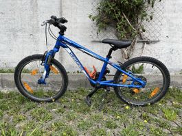 Kinder Velo Specialized Hotrock 20 Zoll blau