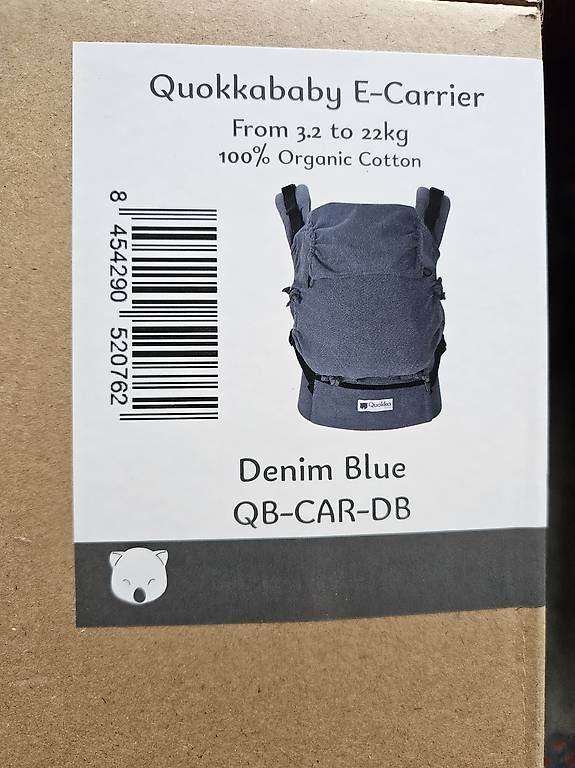Marsupi portabebè: Quokkababy E-Carrier blau – Usato da Hergiswil NW venduto da Bergsunne 2