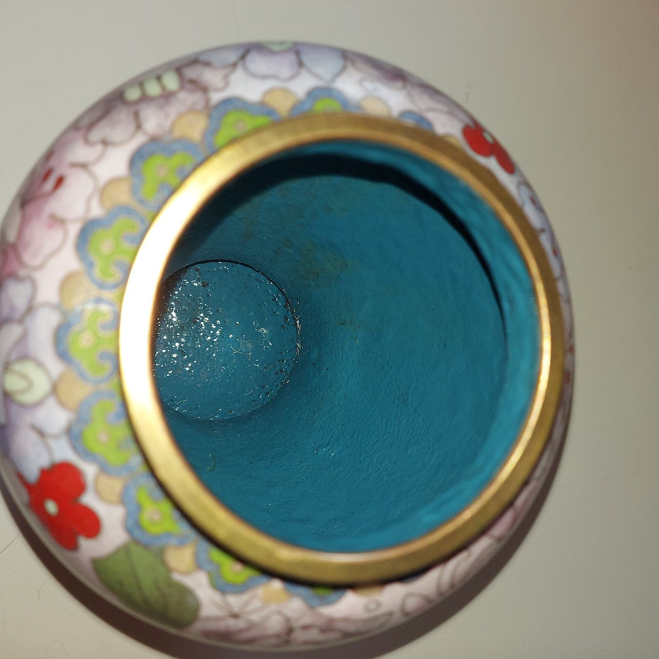 Vasen & Gefässe: Schöne Cloisonné Vase, Email, China, Blumenmuster – Gebraucht aus Schlieren von Svenja7 7